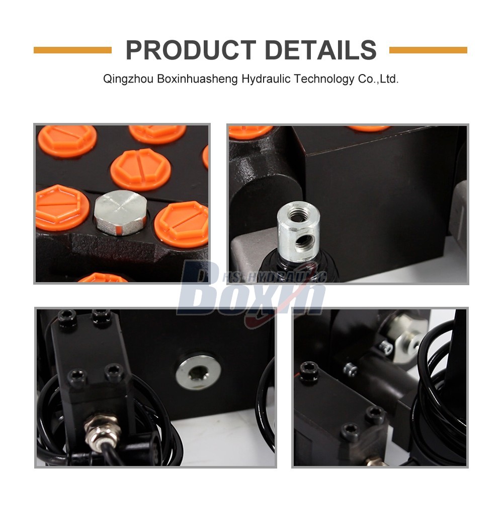DCV200 Electric motor 2 Spool Sectional Directional Valve detailed image